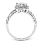 Engagement Ring in 18k Gold with Diamonds