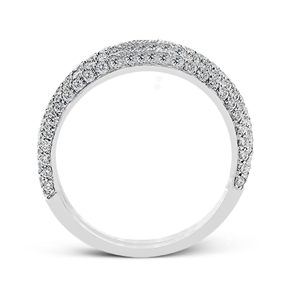 Wedding Band in 18k Gold with Diamonds
