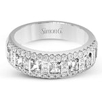 Anniversary Ring in 18k Gold with Diamonds
