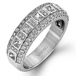 Anniversary Ring in 18k Gold with Diamonds