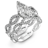 Wedding Set in 18k Gold with Diamonds