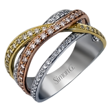 Right Hand Ring in 18k Gold with Diamonds