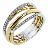 Right Hand Ring in 18k Gold with Diamonds