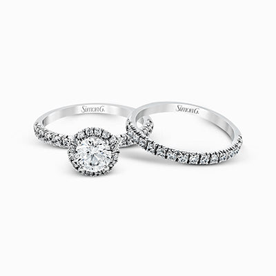 Wedding Set in 18k Gold with Diamonds