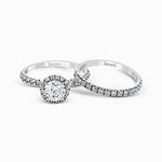 Wedding Set in 18k Gold with Diamonds