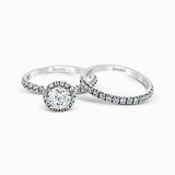 Wedding Set in 18k Gold with Diamonds