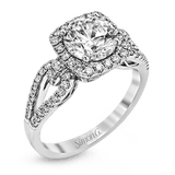 Engagement Ring in 18k Gold with Diamonds