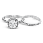 Wedding Set in 18k Gold with Diamonds