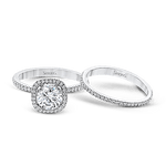 Wedding Set in 18k Gold with Diamonds
