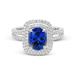 Color Ring in 18k Gold with Diamonds
