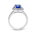 Color Ring in 18k Gold with Diamonds