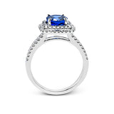 Color Ring in 18k Gold with Diamonds
