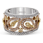 Right Hand Ring in 18k Gold with Diamonds
