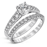 Wedding Set in 18k Gold with Diamonds