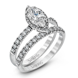 Wedding Set in 18k Gold with Diamonds