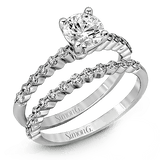 Wedding Set in 18k Gold with Diamonds