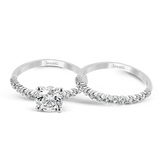 Wedding Set in 18k Gold with Diamonds