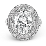 Engagement Ring in 18k Gold with Diamonds