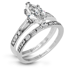 Wedding Set in 18k Gold with Diamonds