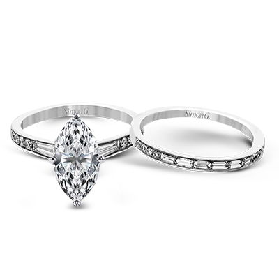 Wedding Set in 18k Gold with Diamonds