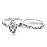 Wedding Set in 18k Gold with Diamonds