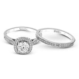 Wedding Set in 18k Gold with Diamonds