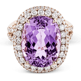 Color Ring in 18k Gold with Diamonds