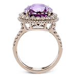 Color Ring in 18k Gold with Diamonds