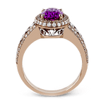 Color Ring in 18k Gold with Diamonds