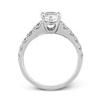 Engagement Ring in 18k Gold with Diamonds