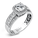 Engagement Ring in 18k Gold with Diamonds