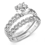 Wedding Set in 18k Gold with Diamonds