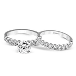 Wedding Set in 18k Gold with Diamonds