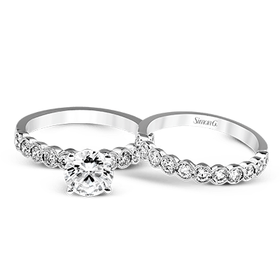 Wedding Set in 18k Gold with Diamonds