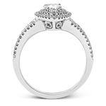 Engagement Ring in 18k Gold with Diamonds