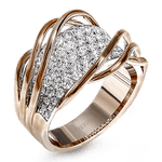 Right Hand Ring in 18k Gold with Diamonds