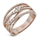 Right Hand Ring in 18k Gold with Diamonds