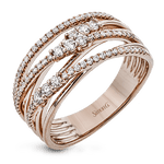 Right Hand Ring in 18k Gold with Diamonds
