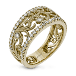 Right Hand Ring in 18k Gold with Diamonds