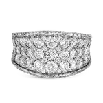 Right Hand Ring in 18k Gold with Diamonds