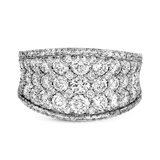 Right Hand Ring in 18k Gold with Diamonds