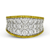 Right Hand Ring in 18k Gold with Diamonds