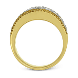 Right Hand Ring in 18k Gold with Diamonds