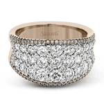 Right Hand Ring in 18k Gold with Diamonds