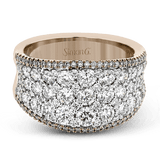 Right Hand Ring in 18k Gold with Diamonds