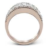 Right Hand Ring in 18k Gold with Diamonds