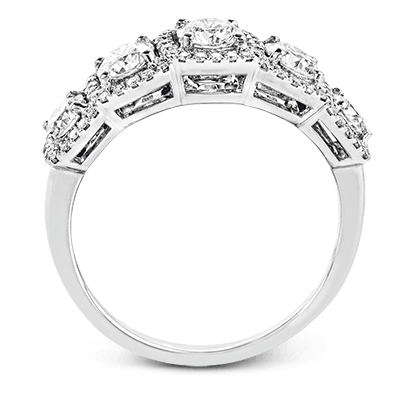 Anniversary Ring in 18k Gold with Diamonds