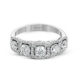Anniversary Ring in 18k Gold with Diamonds