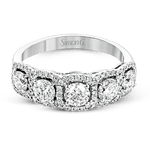 Anniversary Ring in 18k Gold with Diamonds