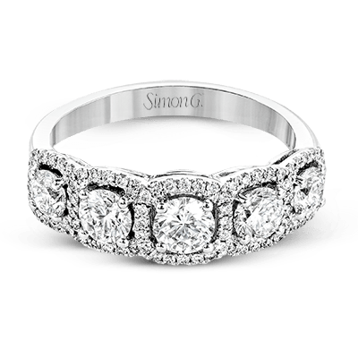 Anniversary Ring in 18k Gold with Diamonds